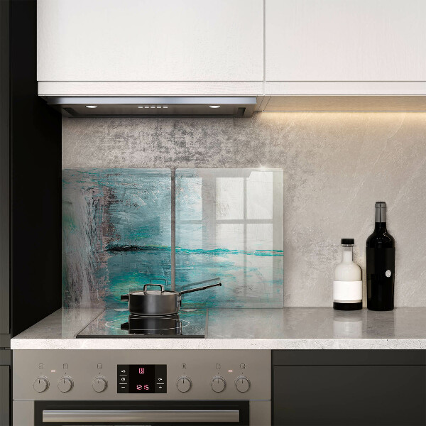 Cache plaque de cuisson Fond d'abstraction de peinture