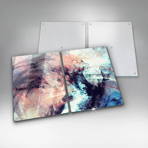 Cache plaque de cuisson Abstraction peinte