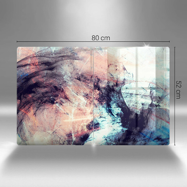 Cache plaque de cuisson Abstraction peinte