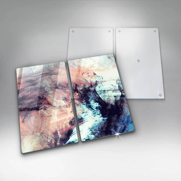 Cache plaque de cuisson Abstraction peinte