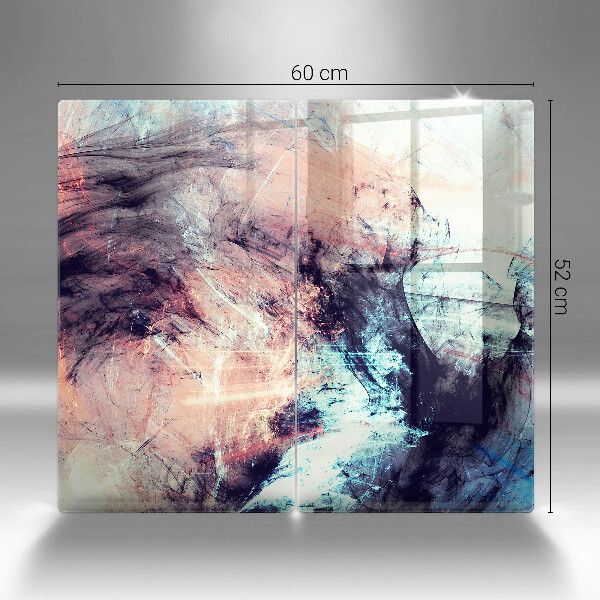 Cache plaque de cuisson Abstraction peinte