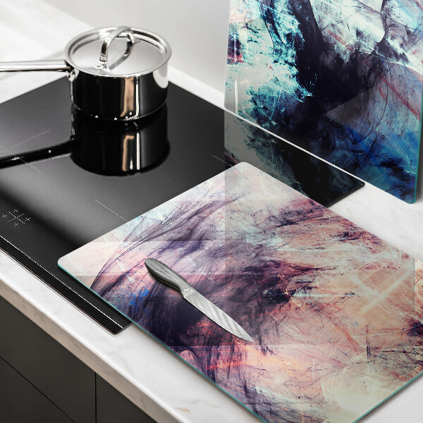 Cache plaque de cuisson Abstraction peinte