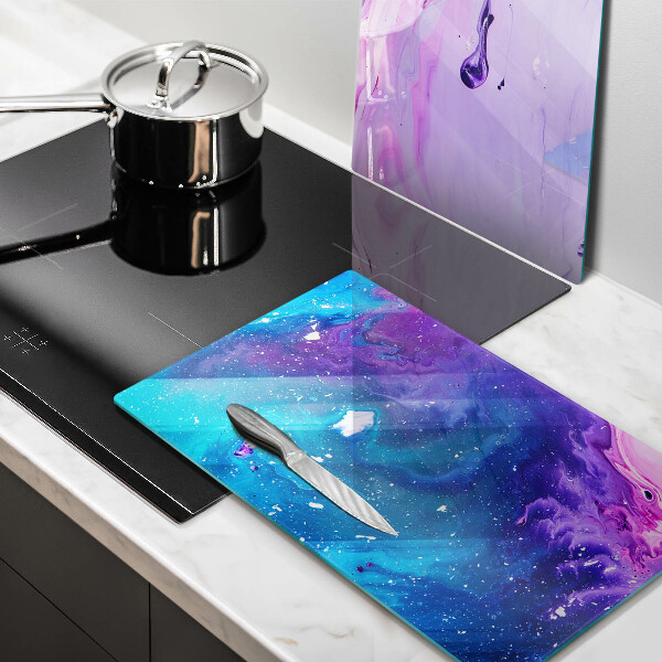 Cache plaque de cuisson Encres d'abstraction