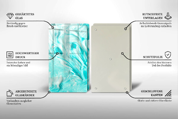 Cache plaque de cuisson Peintures abstraites