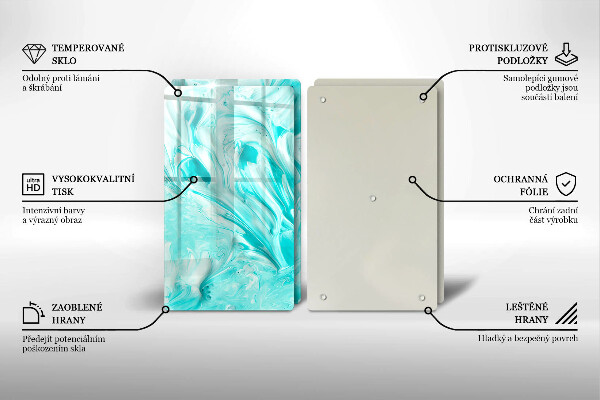 Cache plaque de cuisson Peintures abstraites