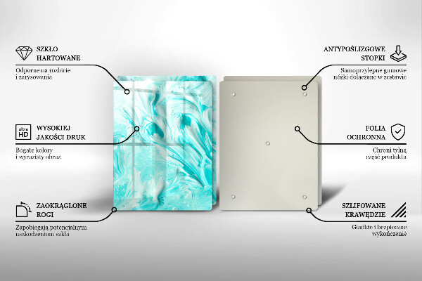 Cache plaque de cuisson Peintures abstraites