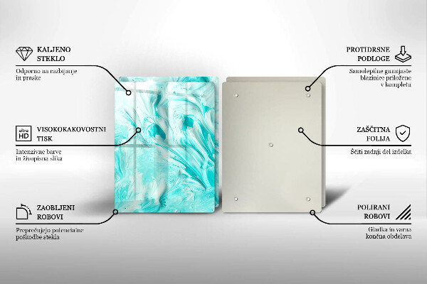 Cache plaque de cuisson Peintures abstraites