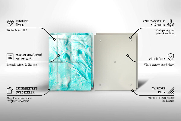 Cache plaque de cuisson Peintures abstraites