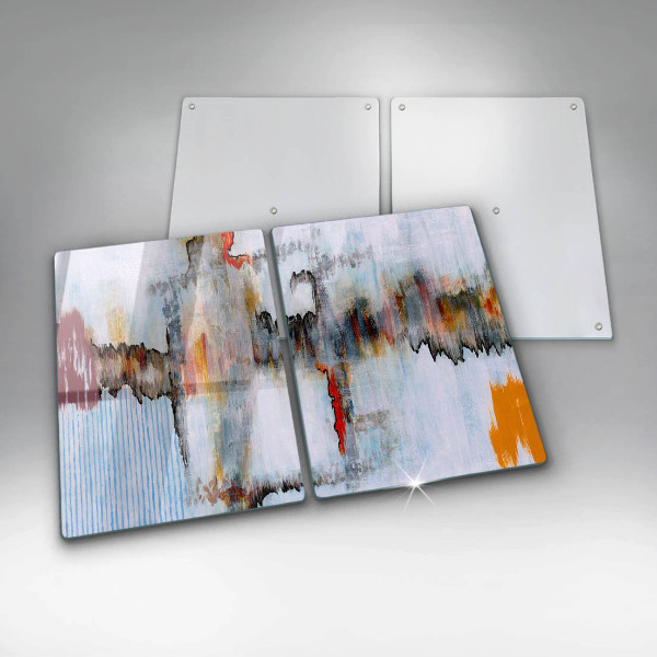 Cache plaque de cuisson Peintures abstraites