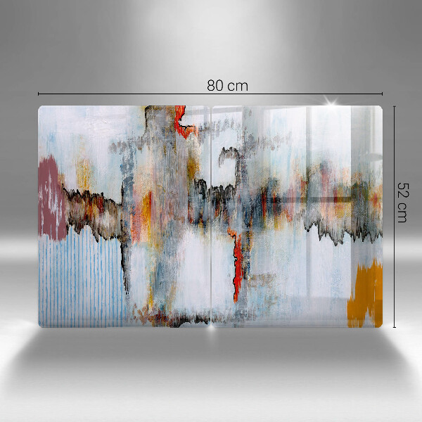 Cache plaque de cuisson Peintures abstraites
