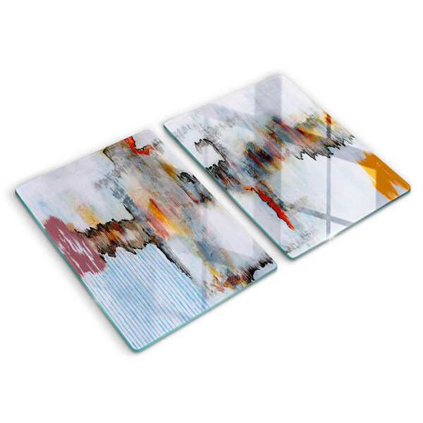 Cache plaque de cuisson Peintures abstraites