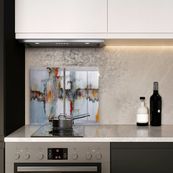 Cache plaque de cuisson Peintures abstraites