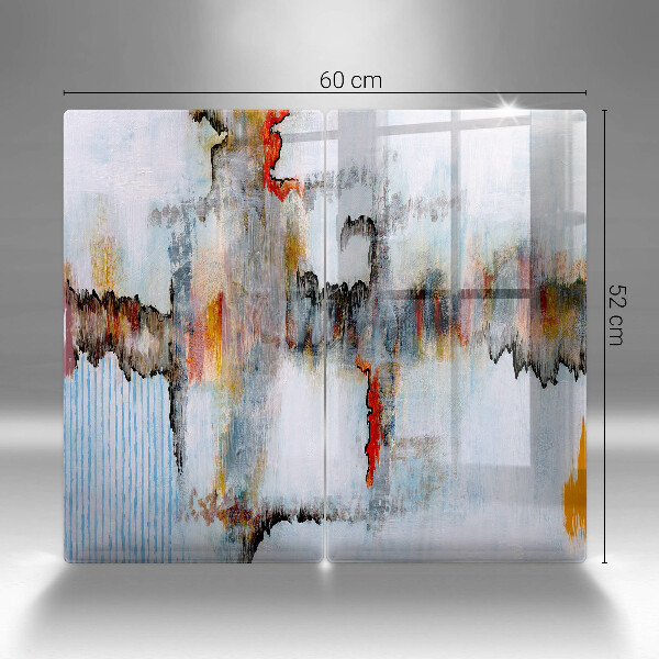 Cache plaque de cuisson Peintures abstraites