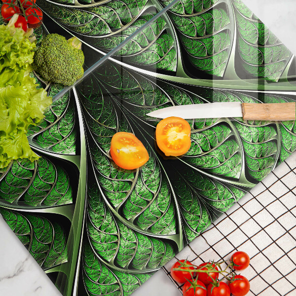 Cache plaque de cuisson Structure des nervures des feuilles