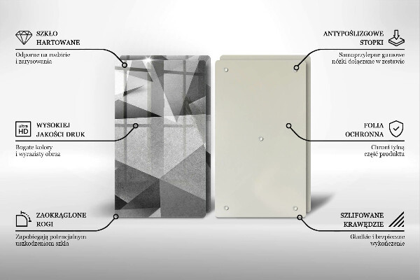 Cache plaque de cuisson Abstraction concrète et nette