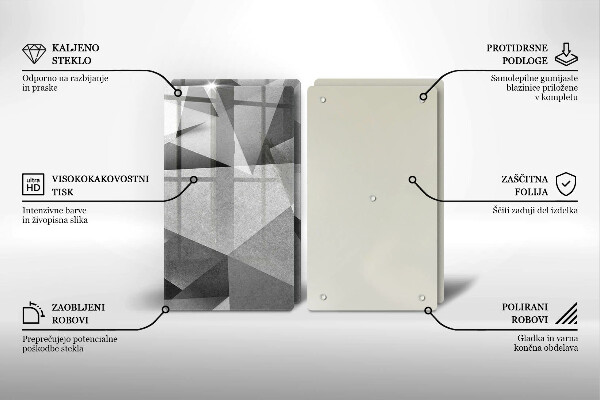 Cache plaque de cuisson Abstraction concrète et nette