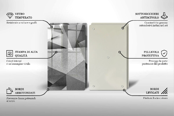 Cache plaque de cuisson Abstraction concrète et nette