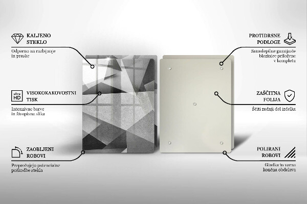 Cache plaque de cuisson Abstraction concrète et nette