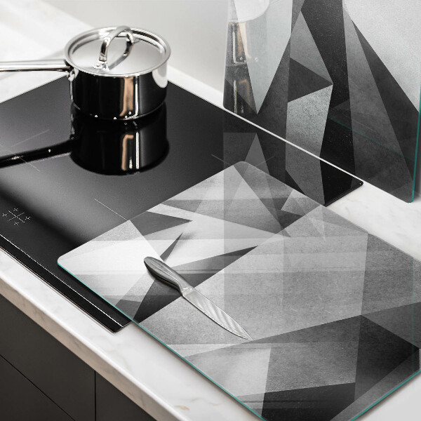 Cache plaque de cuisson Abstraction concrète et nette