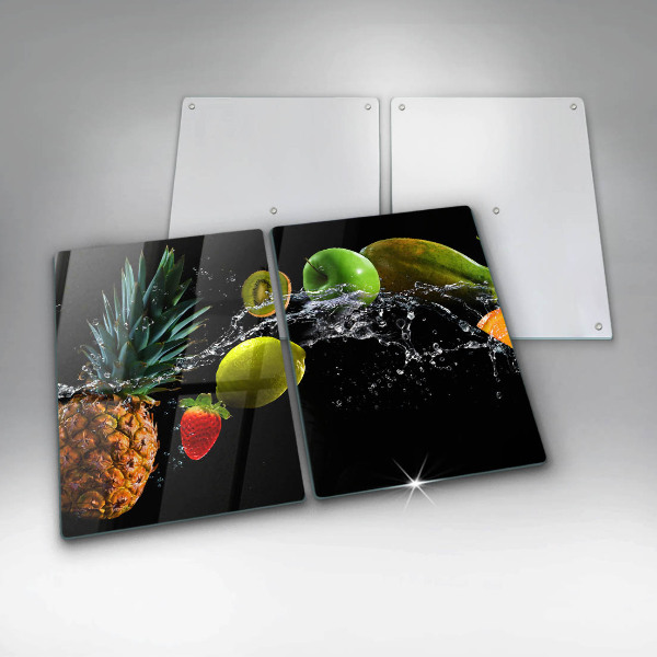 Protection plaque induction Fruits dans l'eau