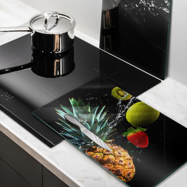 Protection plaque induction Fruits dans l'eau