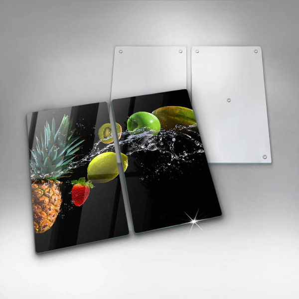 Protection plaque induction Fruits dans l'eau