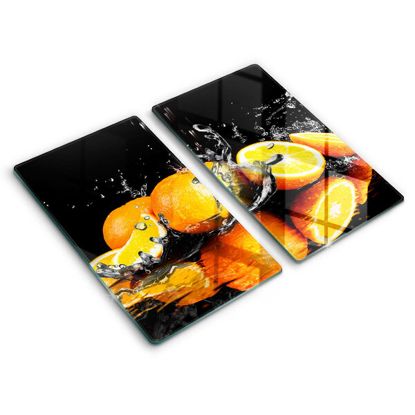 Cache plaque de cuisson Fruit orange juteux