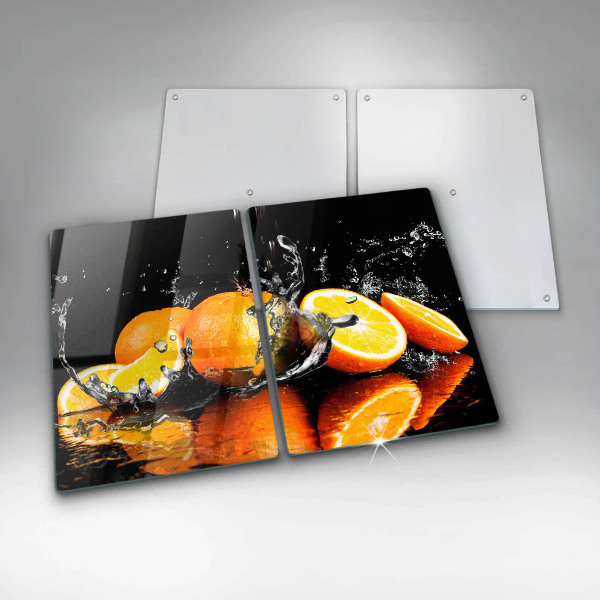 Cache plaque de cuisson Fruit orange juteux