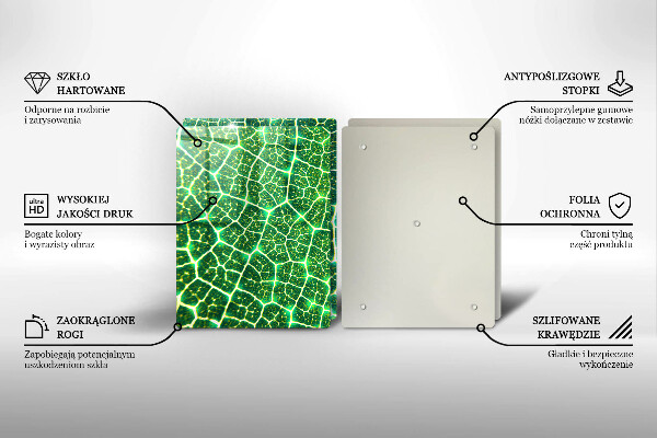 Protection plaque induction Structure des feuilles