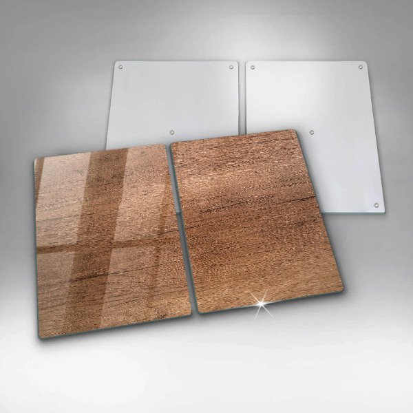 Cache plaque de cuisson Texture du bois