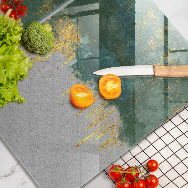 Cache plaque de cuisson Abstraction avec de l'or