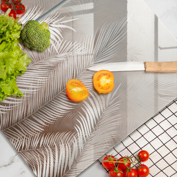 Cache plaque de cuisson Feuilles de végétation bohème