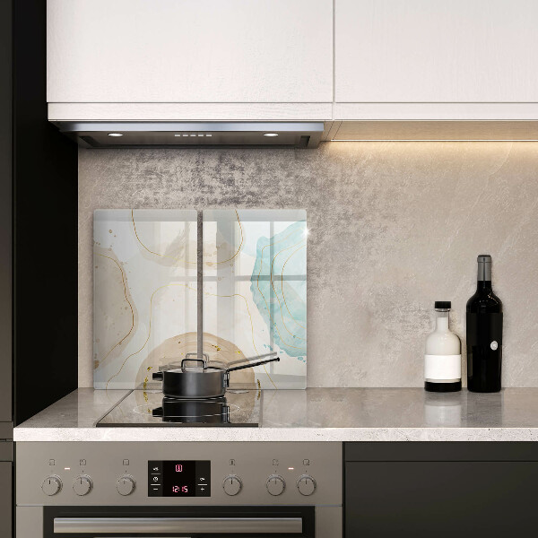 Cache plaque de cuisson Formes bohèmes lumineuses