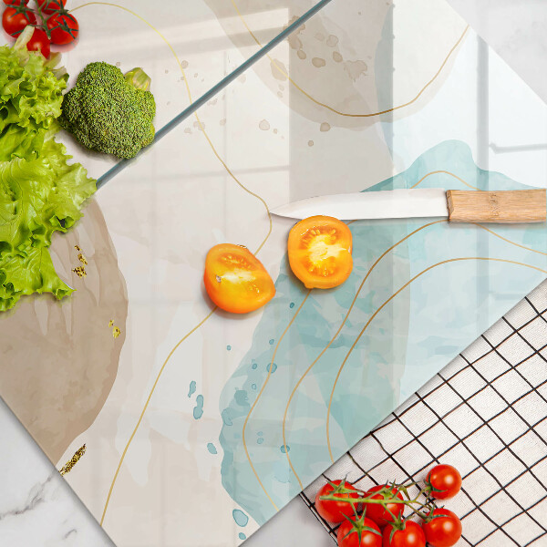 Cache plaque de cuisson Formes bohèmes lumineuses