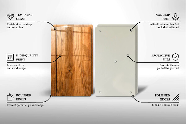 Cache plaque de cuisson Planches de bois
