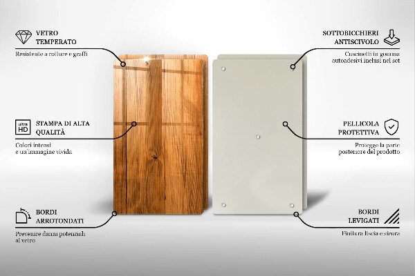 Cache plaque de cuisson Planches de bois