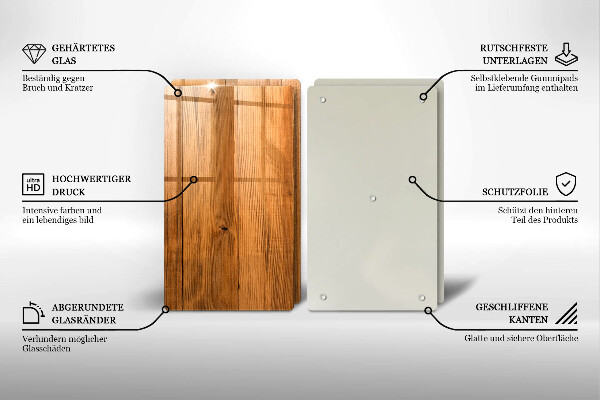 Cache plaque de cuisson Planches de bois