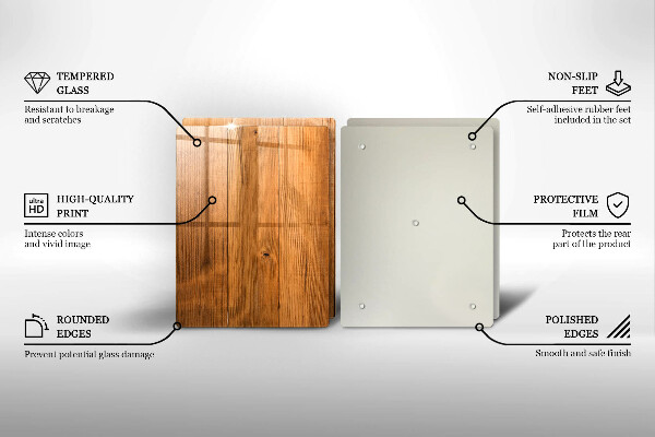 Cache plaque de cuisson Planches de bois