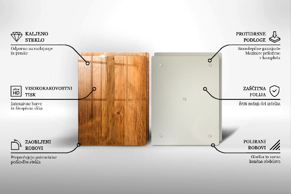 Cache plaque de cuisson Planches de bois