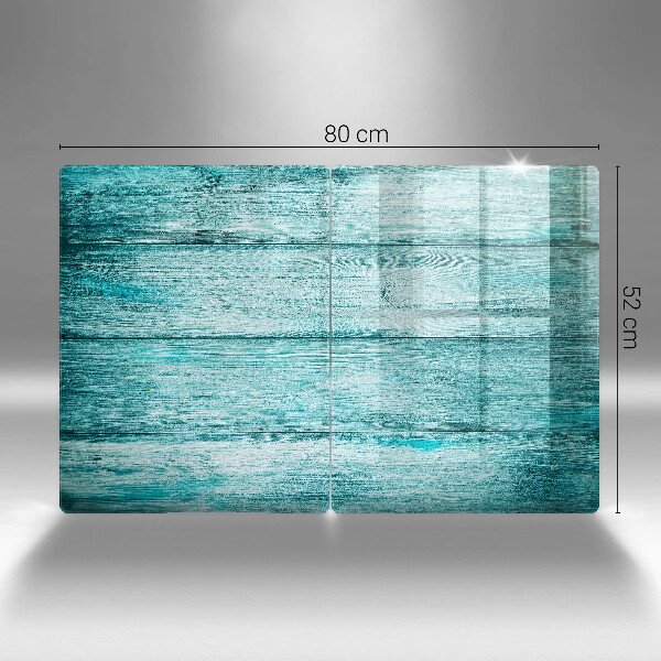 Cache plaque de cuisson Planches de bois vintage