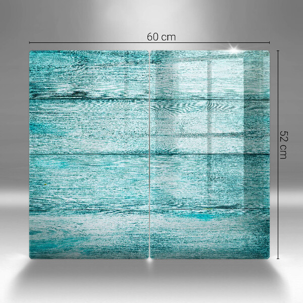 Cache plaque de cuisson Planches de bois vintage