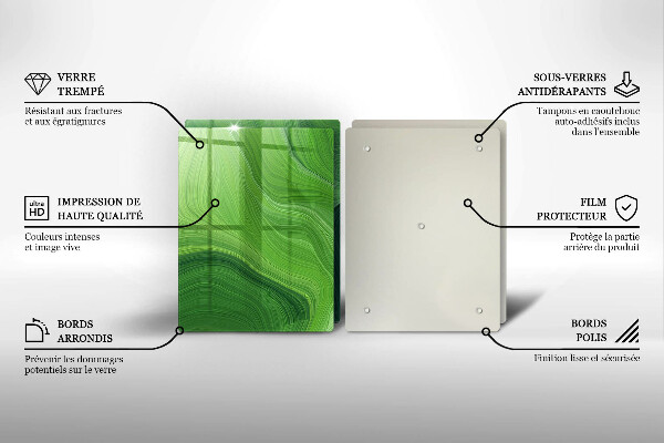 Cache plaque de cuisson Texture abstraite