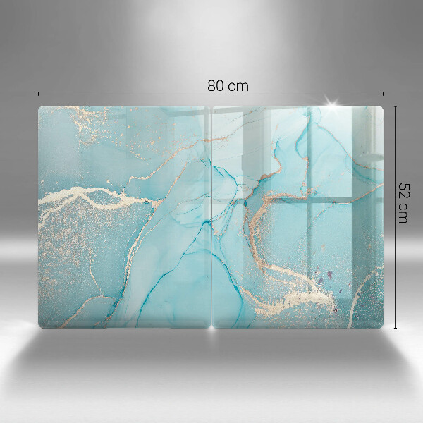 Cache plaque de cuisson Abstraction de pierre