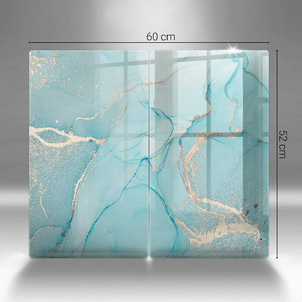 Cache plaque de cuisson Abstraction de pierre