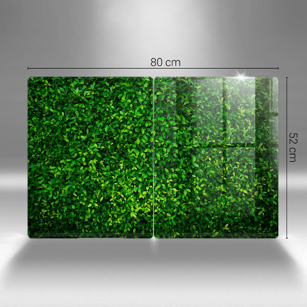 Cache plaque de cuisson Plante à petites feuilles