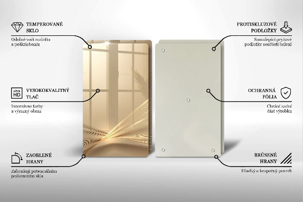 Cache plaque de cuisson Abstraction moderne