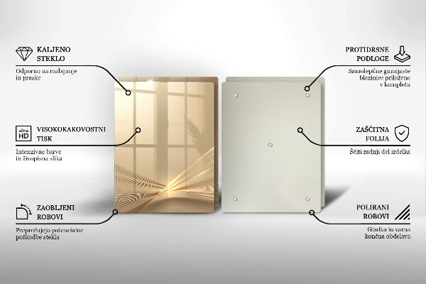 Cache plaque de cuisson Abstraction moderne