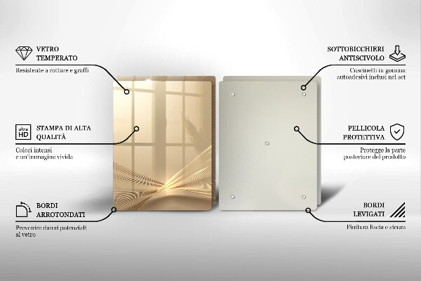 Cache plaque de cuisson Abstraction moderne