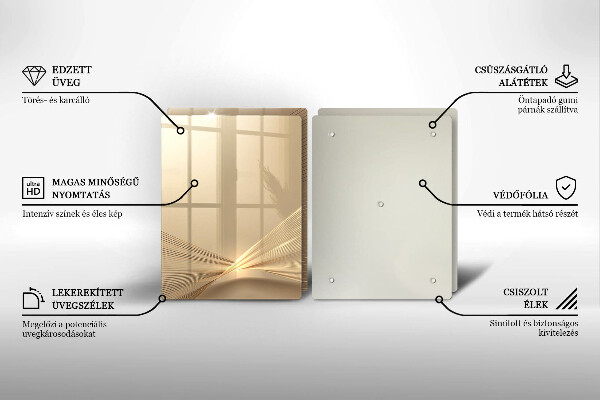 Cache plaque de cuisson Abstraction moderne