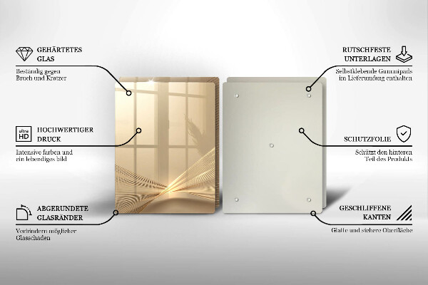 Cache plaque de cuisson Abstraction moderne